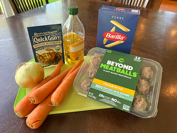 One Pan Vegan Meatball Pasta Recipe