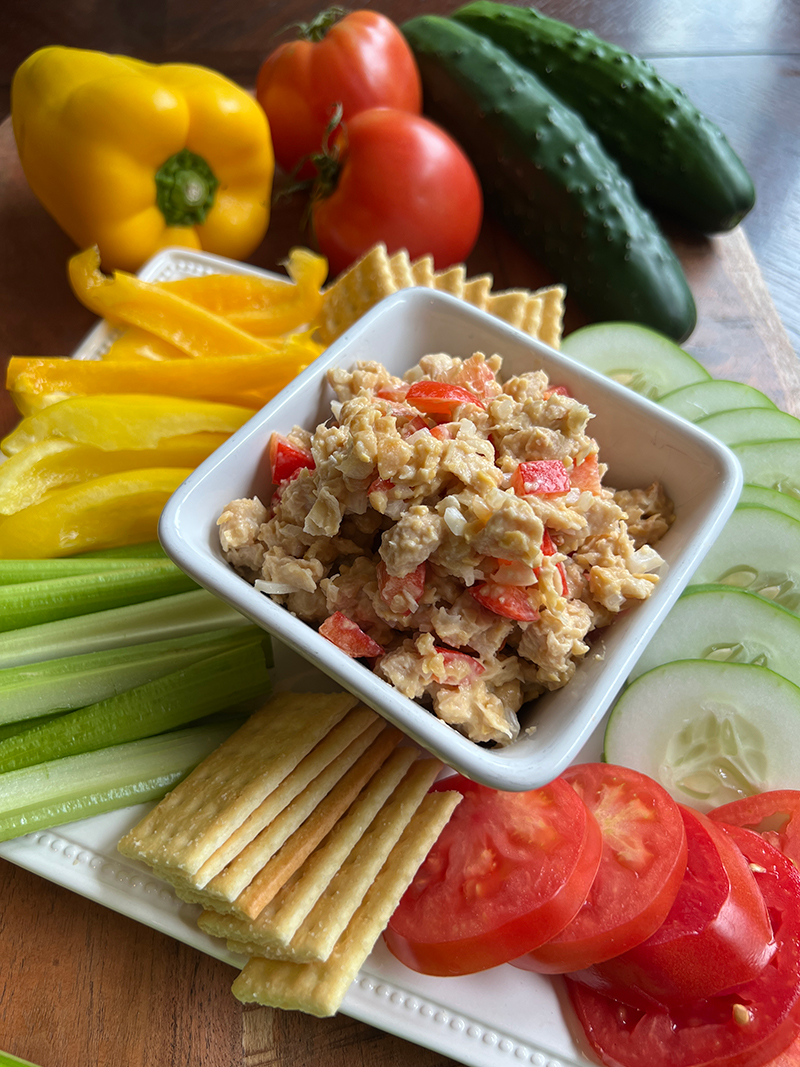 BEST Vegan Chickpea Chicken Salad Ever Recipe