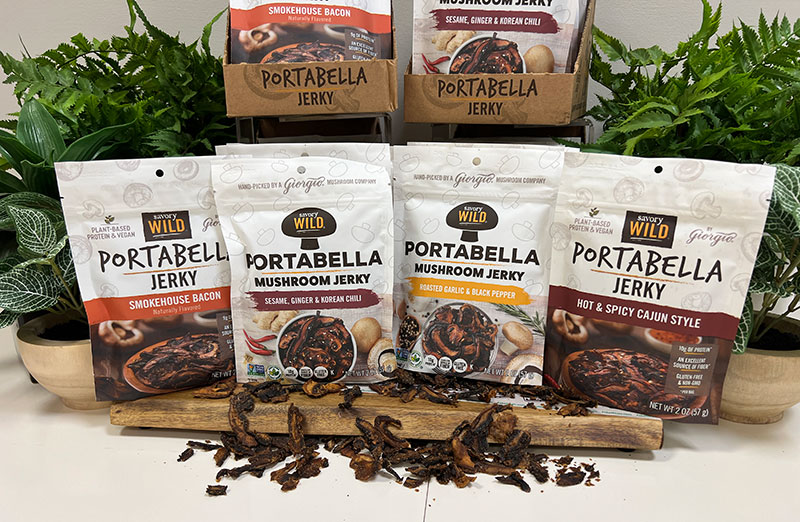 Top Savory Wild Portabella Jerky Products on FakeMeats.com