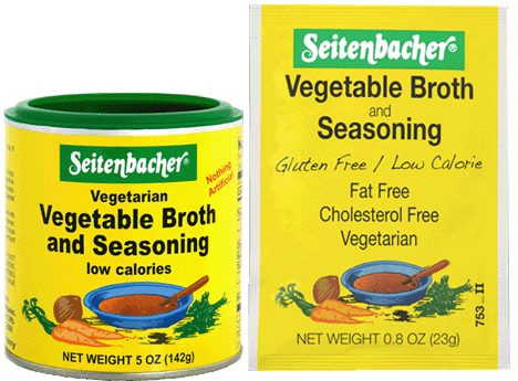 Seitenbacher Vegetable Broth and Seasoning on FakeMeats.com